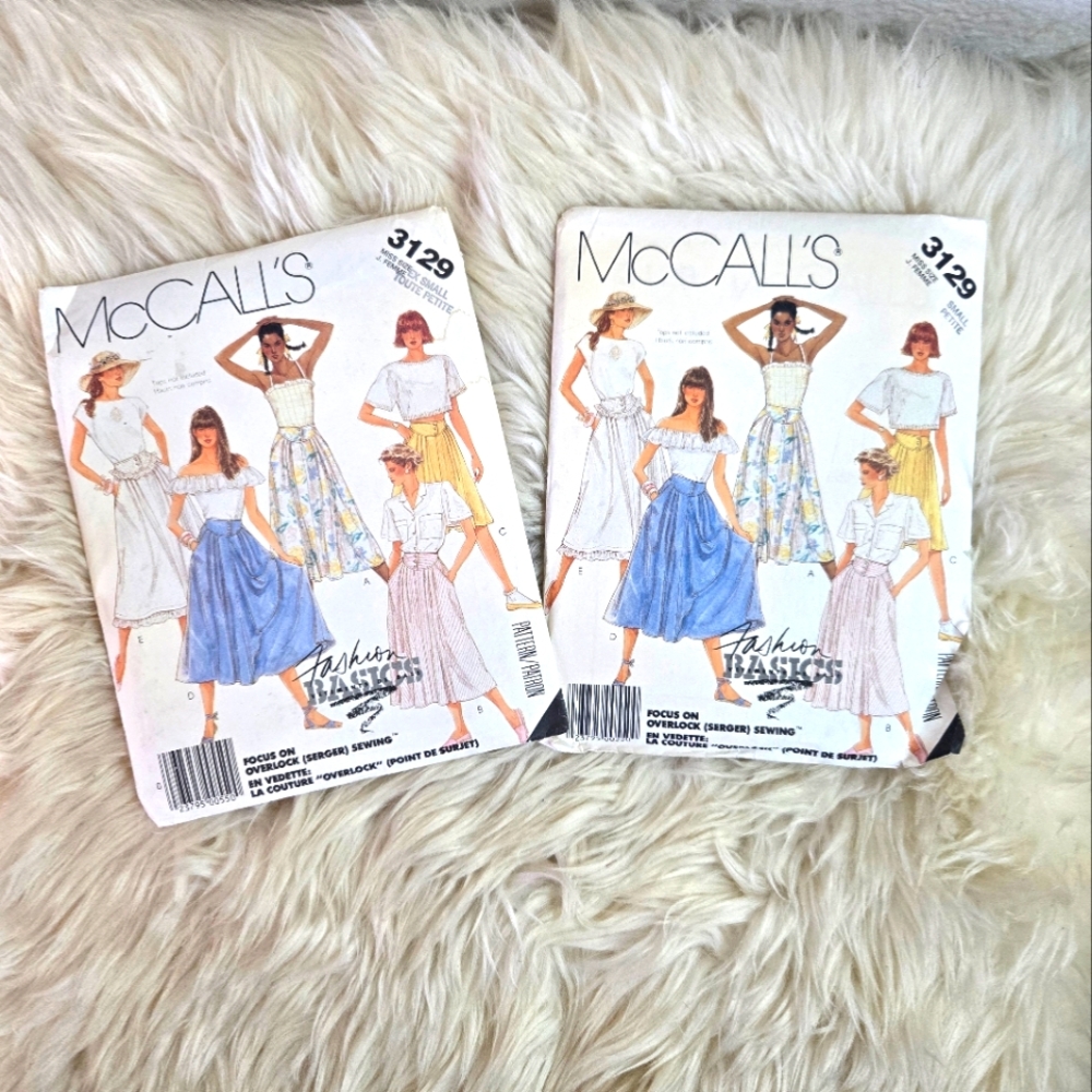 McCall's Vintage 3129 Fashion Basic Skirt Patten
